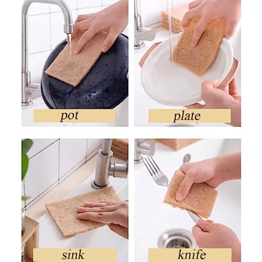Eco-Friendly Coconut Fiber Scrub Pads