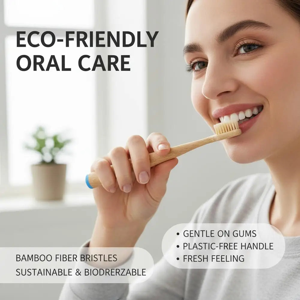 Natural Bamboo Soft Bristle Toothbrush